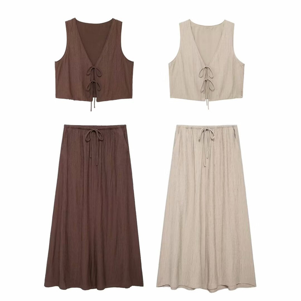 Strap Vest Skirt