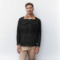 Thick-fabric work jacket