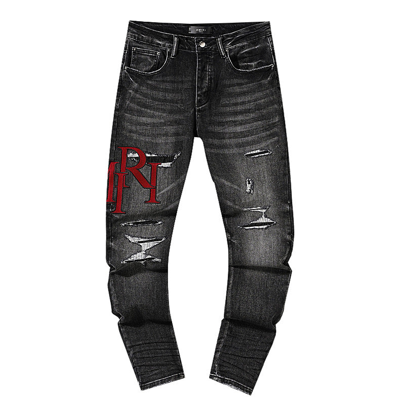Vintage straight-leg jeans