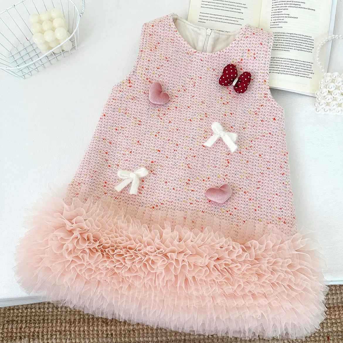 Girl's Fleece Lined Princess Tutu Dress