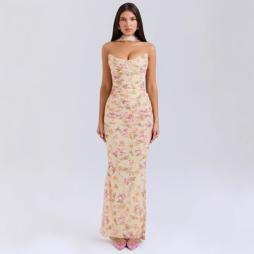 Women's Tube Top and Pencil Skirt Set