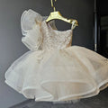 Girl's One Shoulder Princess Party Dress