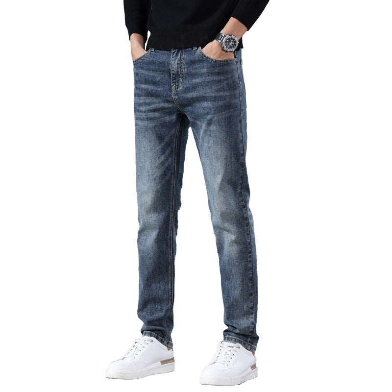Men's straight-leg jeans