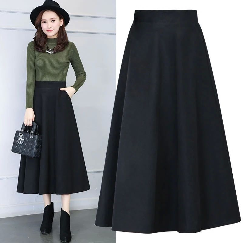 Women's Wool Skirt