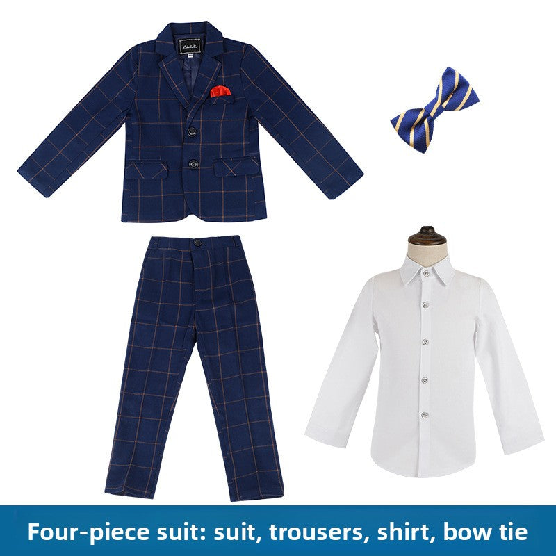 Boys' Plaid Suit