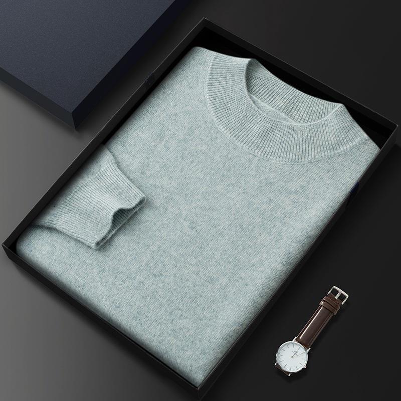 Men's Half-Turtleneck Cashmere Sweater