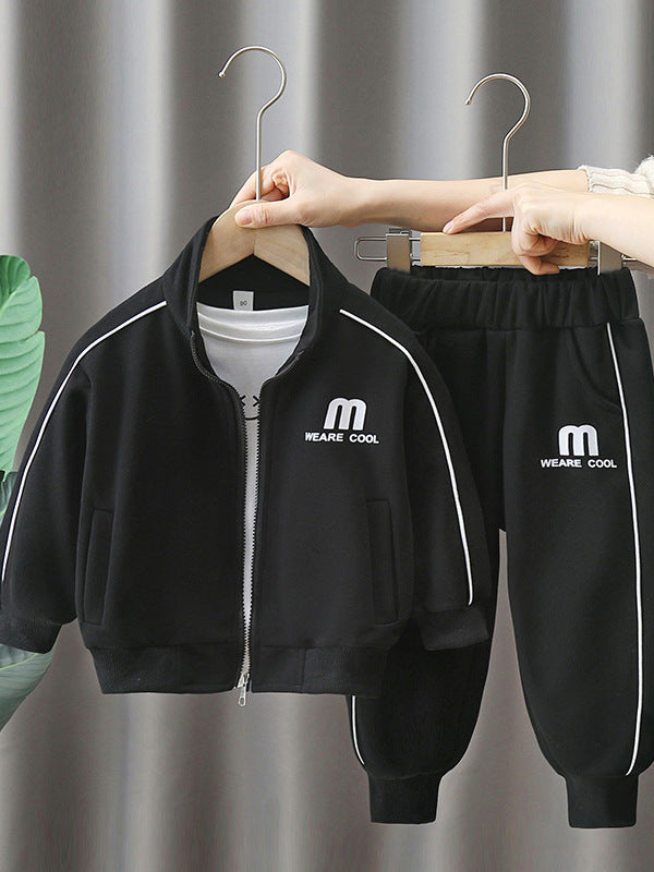 Boys' Cotton Sports Two-Piece Set