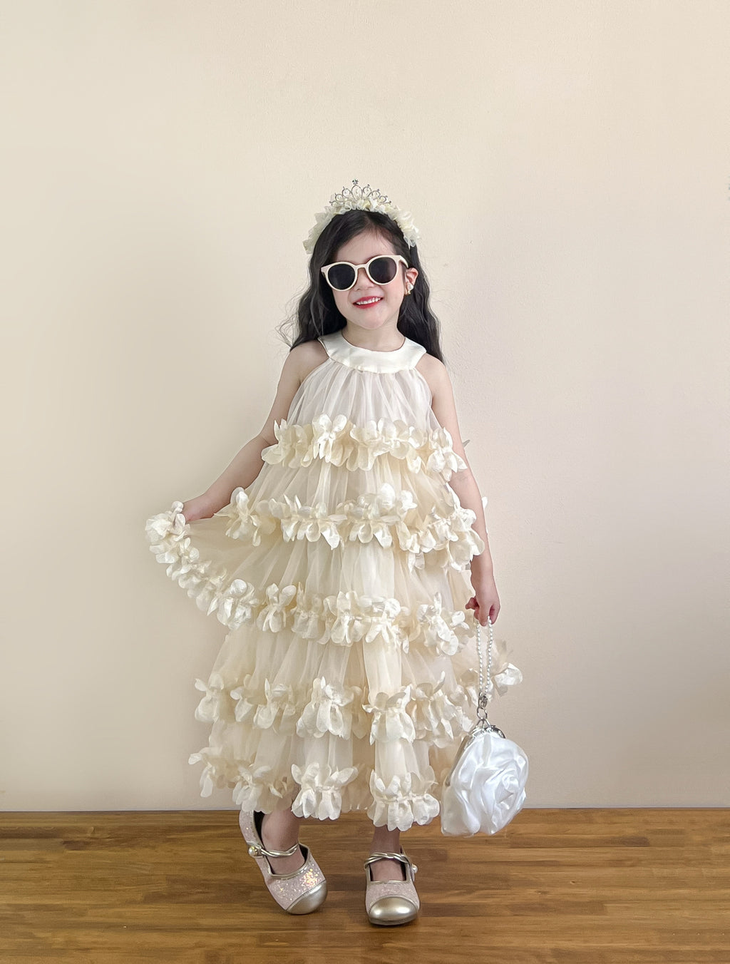 Girls' Halter Neck Cake Dress
