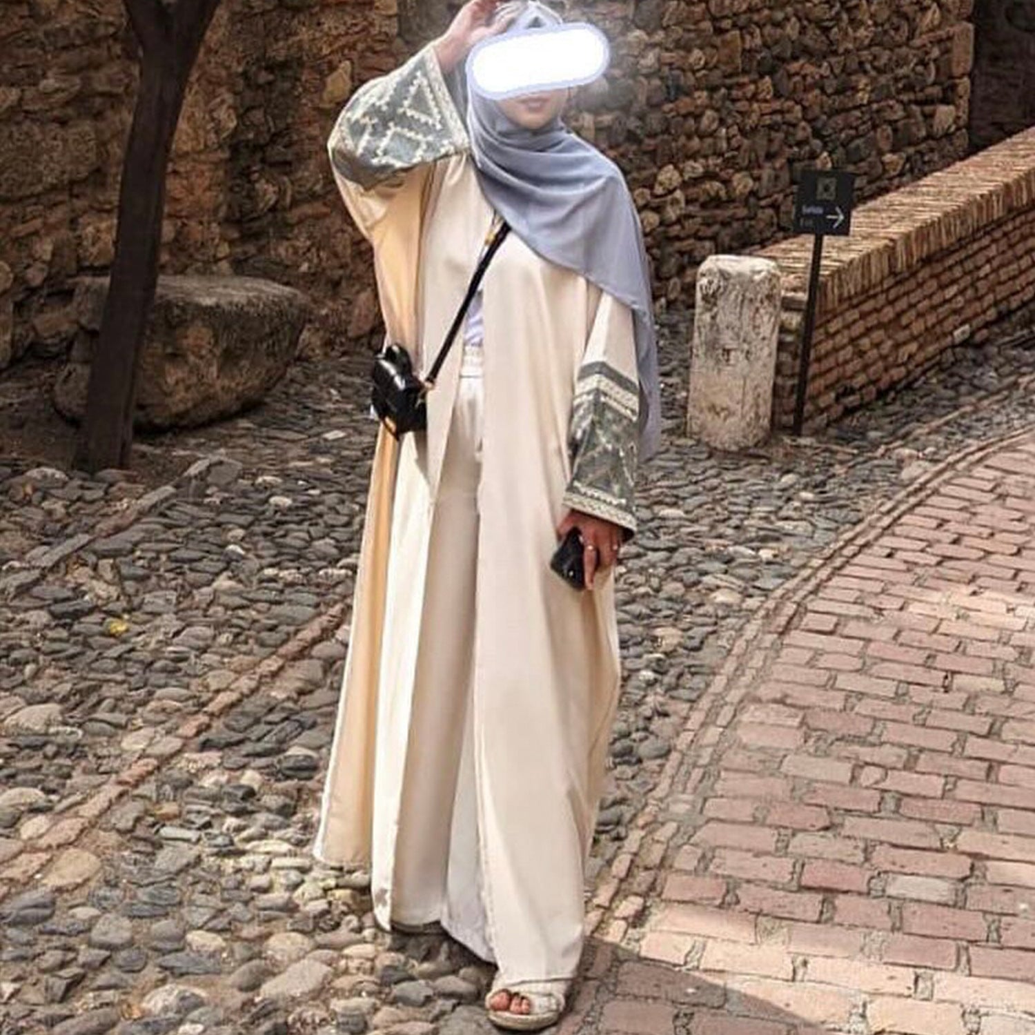 Elegant cardigan robe