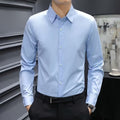 Men's long-sleeved formal dress shirt