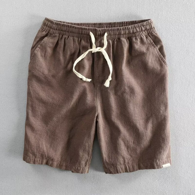 Summer lightweight linen shorts