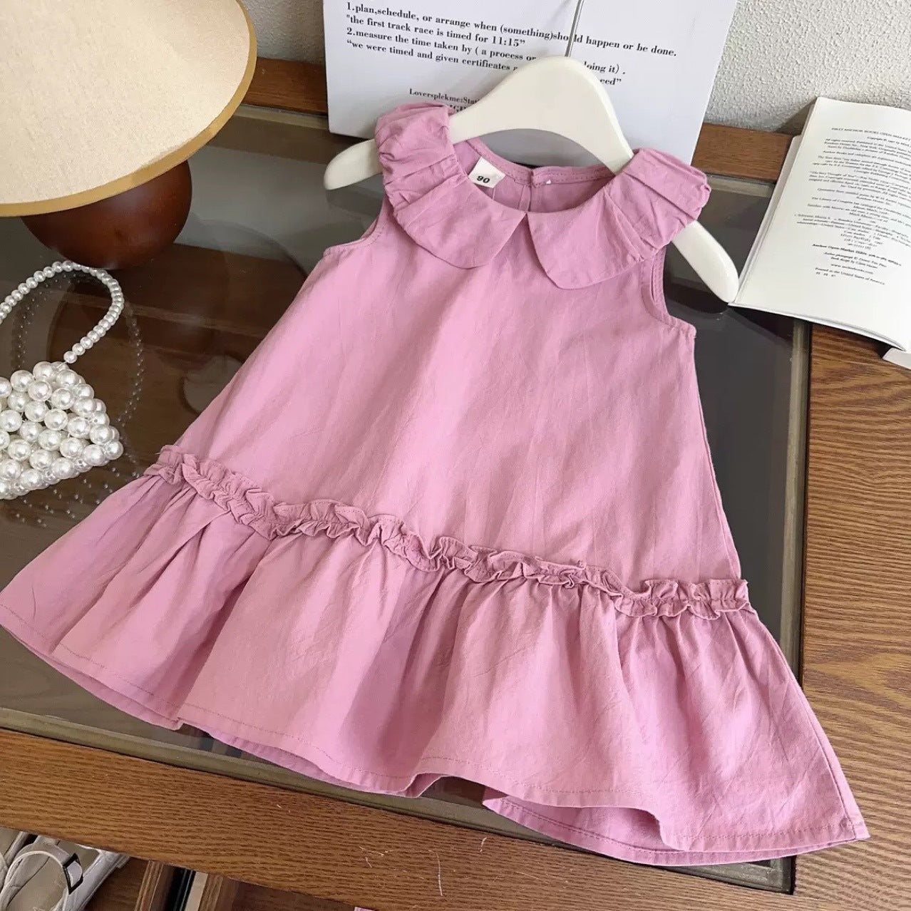 Girls' Sleeveless A-Line Dress