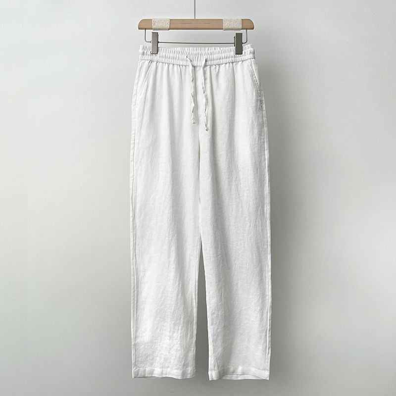 High-Quality Pure Linen Men's Trousers