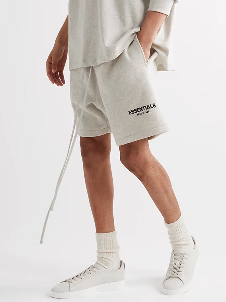 Pure cotton loose shorts