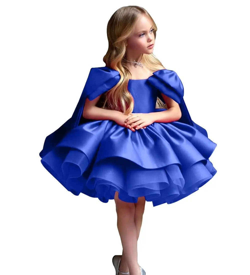 Girl's Princess Puff Sleeve Dress