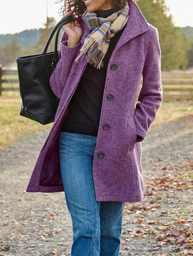Retro Women's Woolen Coat