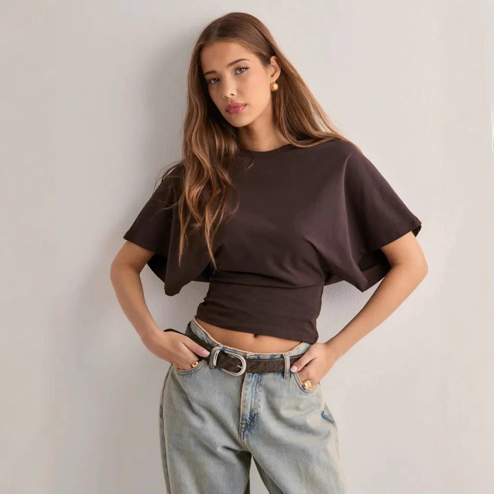 Round Neck Short-Sleeved T-Shirt