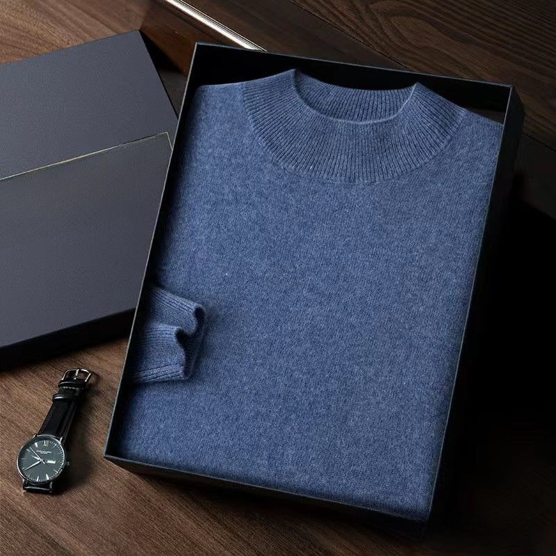 Men's Half-Turtleneck Cashmere Sweater