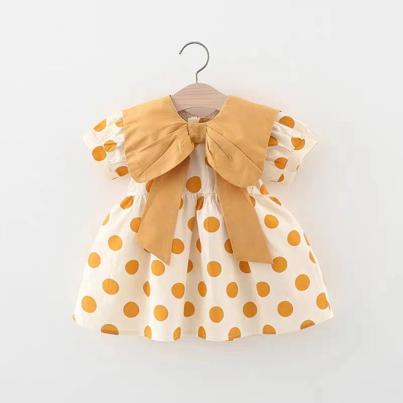 Girls' Floral Summer Dress with Hat