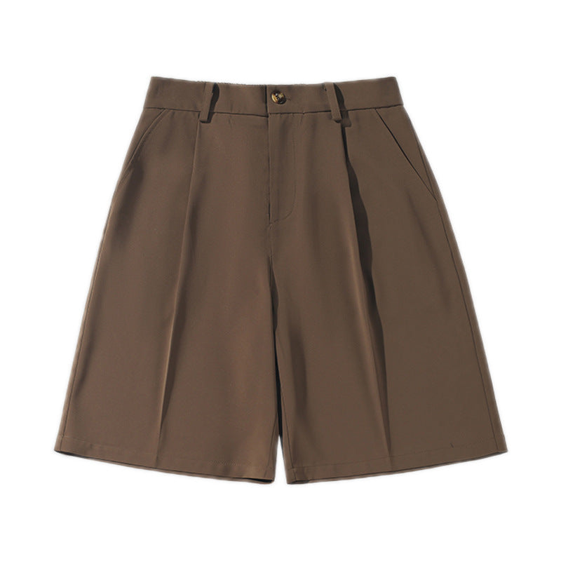 Men's Suit Shorts Comfortable Draped Trousers