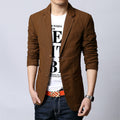 Slim Fit Cotton Suit Jacket