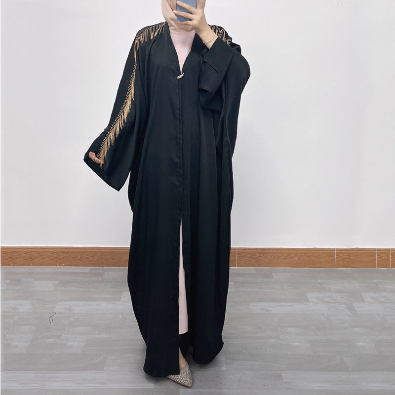 Women's Bat Sleeve Loose Cardigan Robe