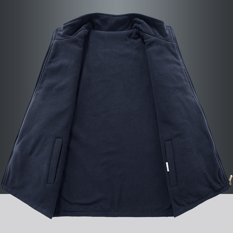Men's Double-Sided Fleece Winter Vest