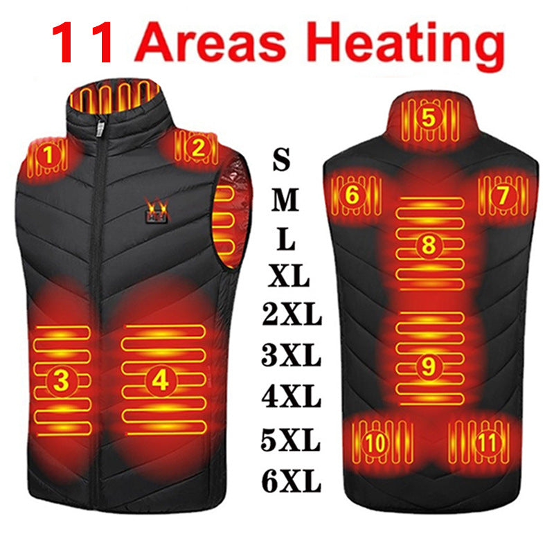 Electric Heating Vest with Adjustable Temperature Control