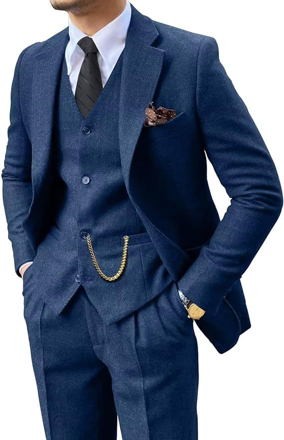 Men's Suit Three-Piece Set