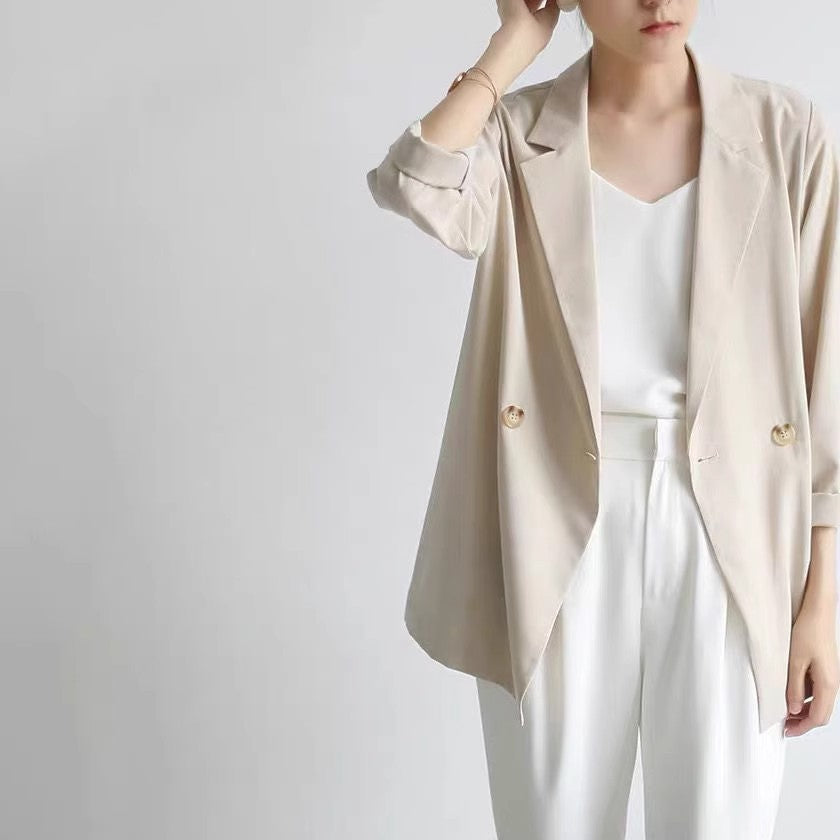 Women's Linen Casual Blazer