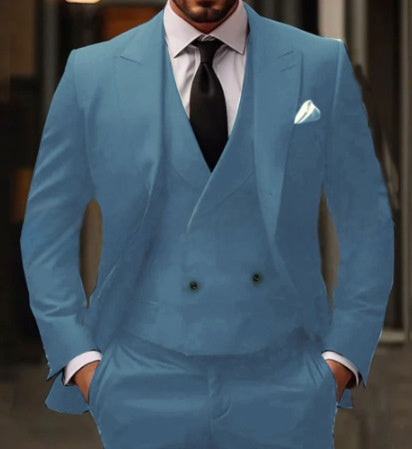 Formal Three-Piece Suit Set for Men