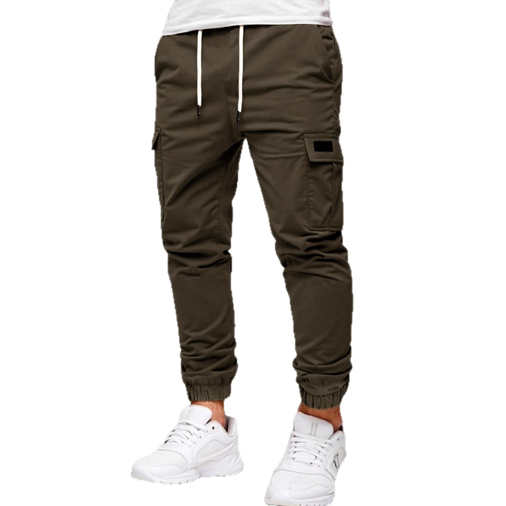 Relaxing multi-pocket work trousers