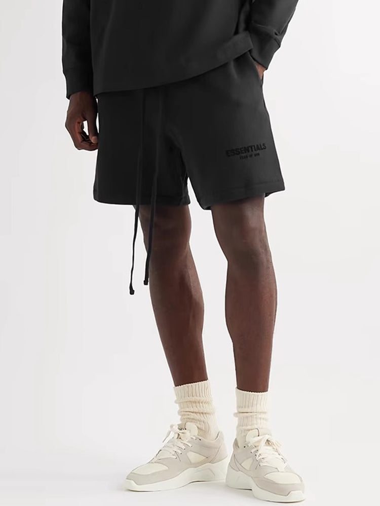 Pure cotton loose shorts