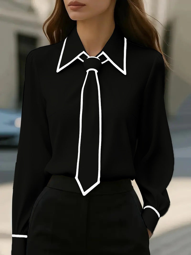 Long-sleeved Blouse