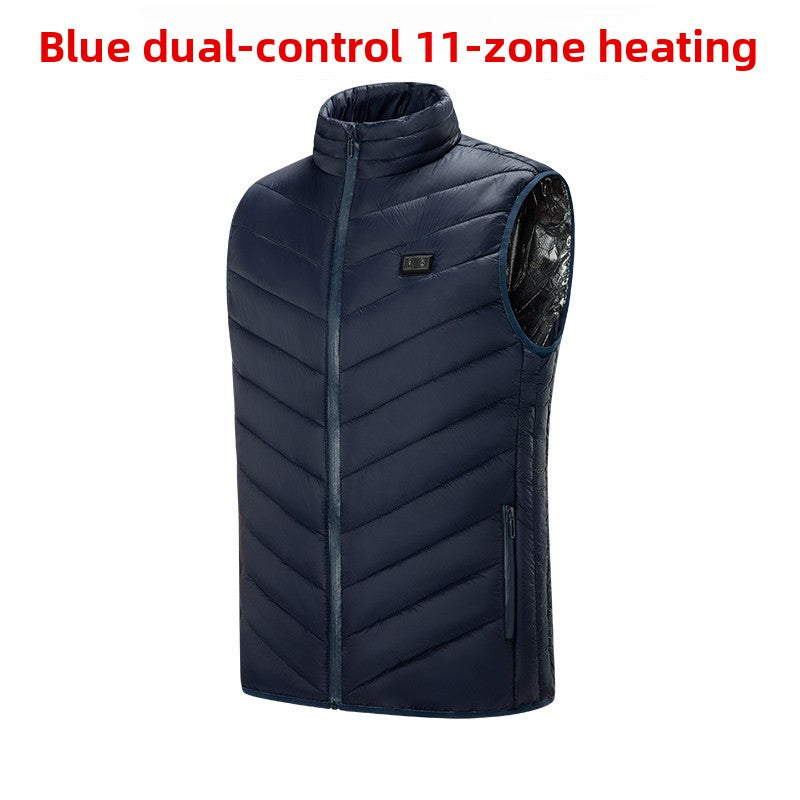 USB Electric Heating Vest with Multiple Warm Zones