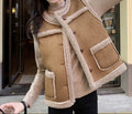 Women's Faux Fur Vest with Round Neck