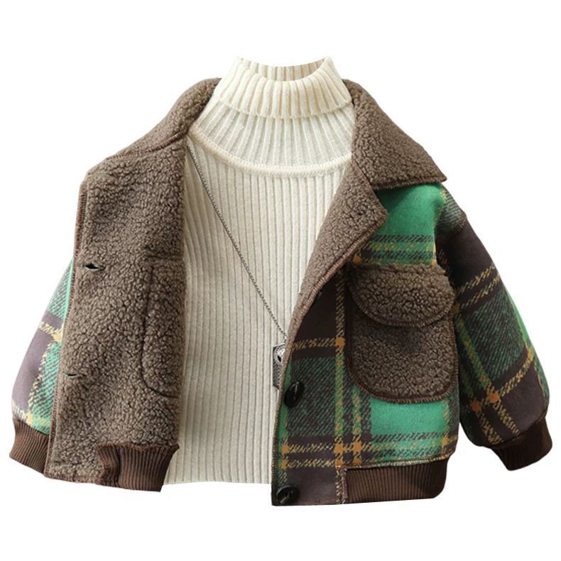 Boys' Baseball Jacket Spring Autumn Cotton Blend