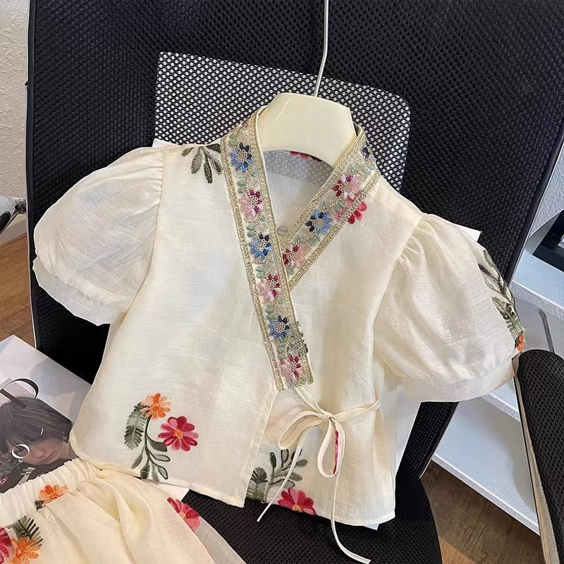 Childrens Hanfu Two-Piece Dress