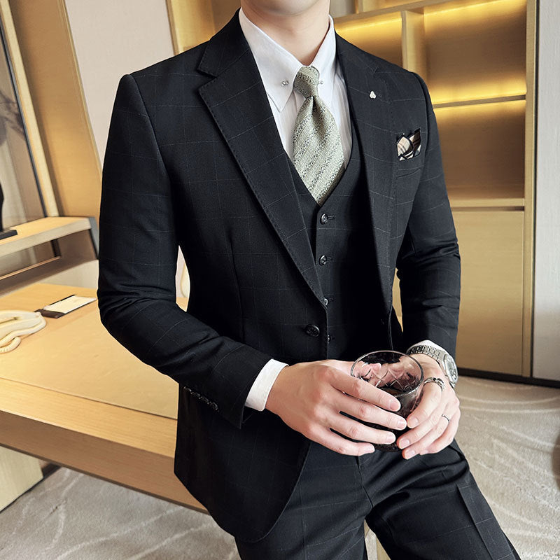 Checkered suit set