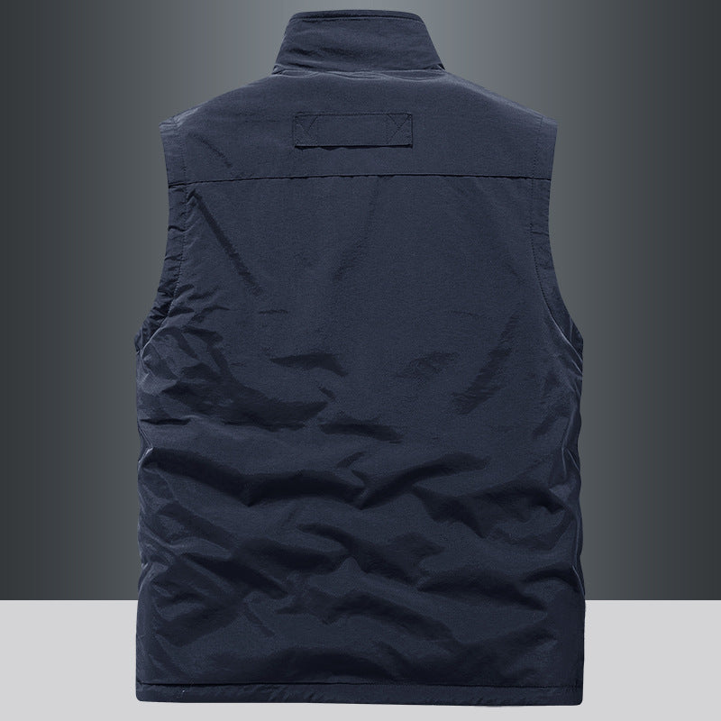 Men's Double-Sided Fleece Winter Vest