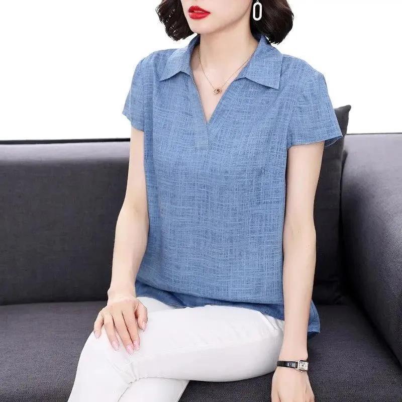 Cotton and linen shirt