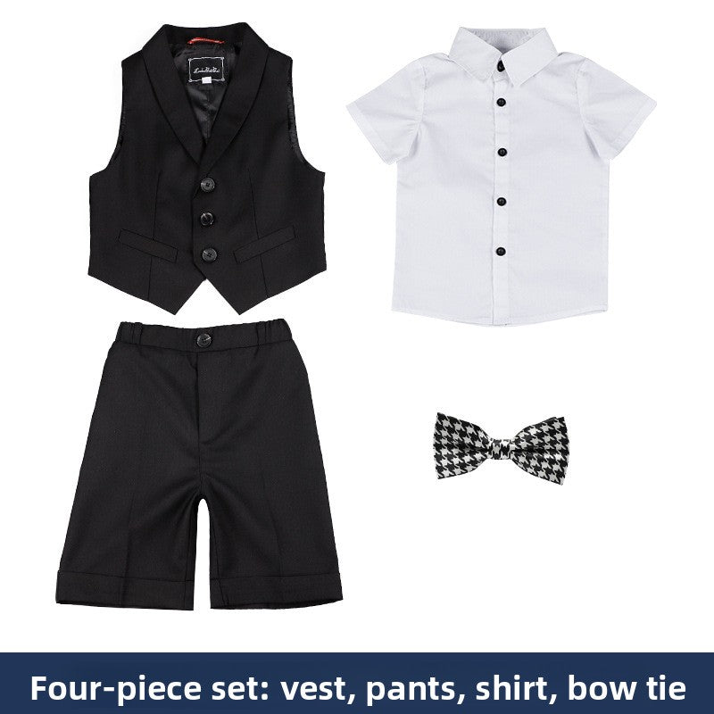 Children's Vest Short Sleeve Suit Summer