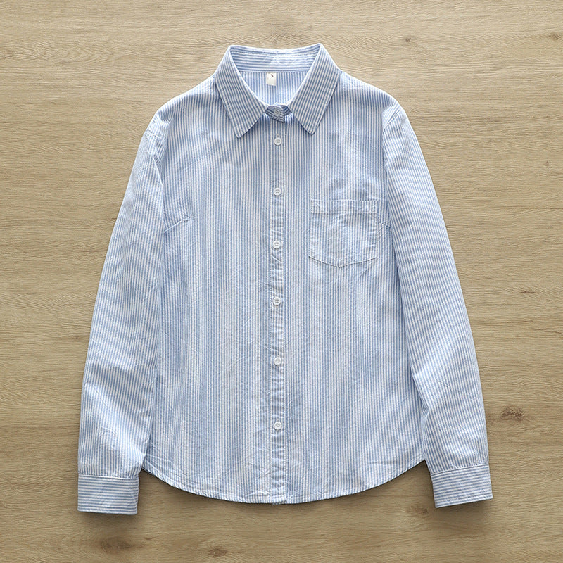 Casual Loose Fit Oxford Shirt