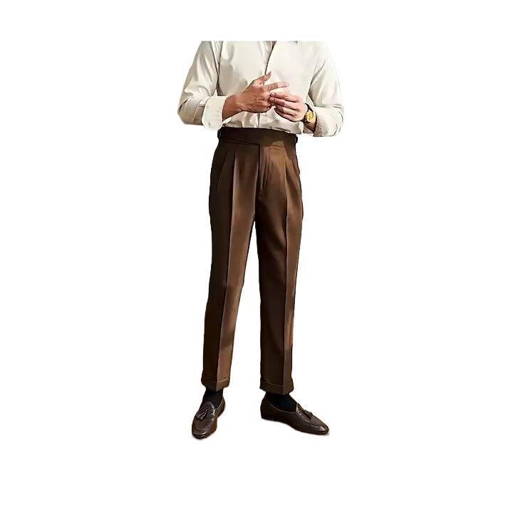 High Waist Straight Leg Business Casual Trousers