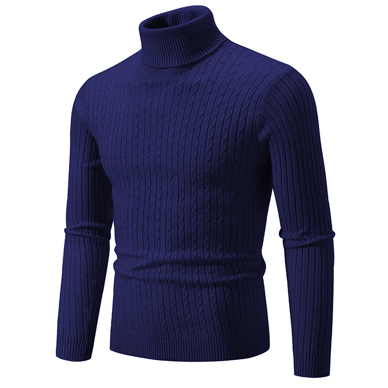 Men's Twist Knit Pullover Sweater
