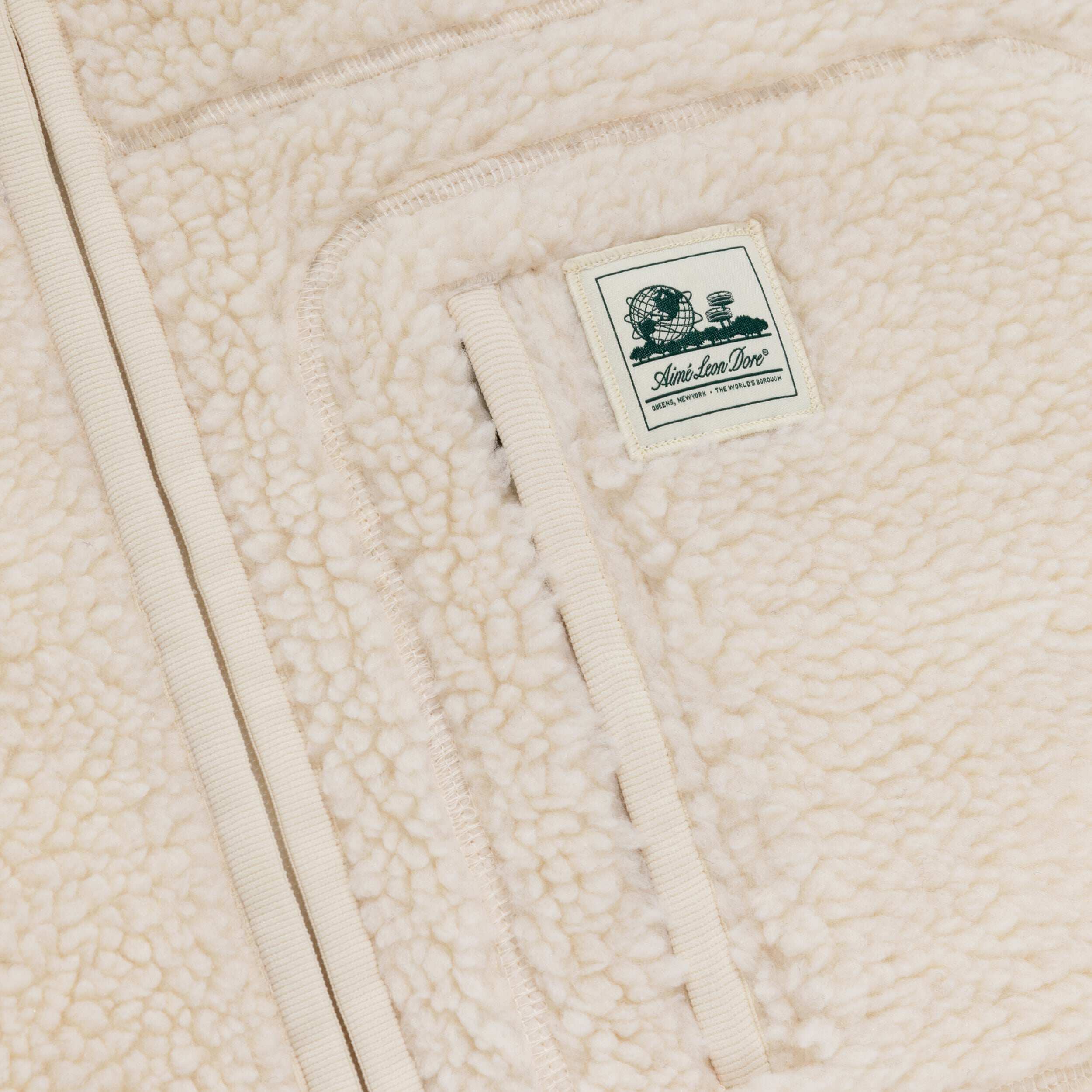 Thick woolen zipper jacket