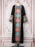 Embroidered sequin robe