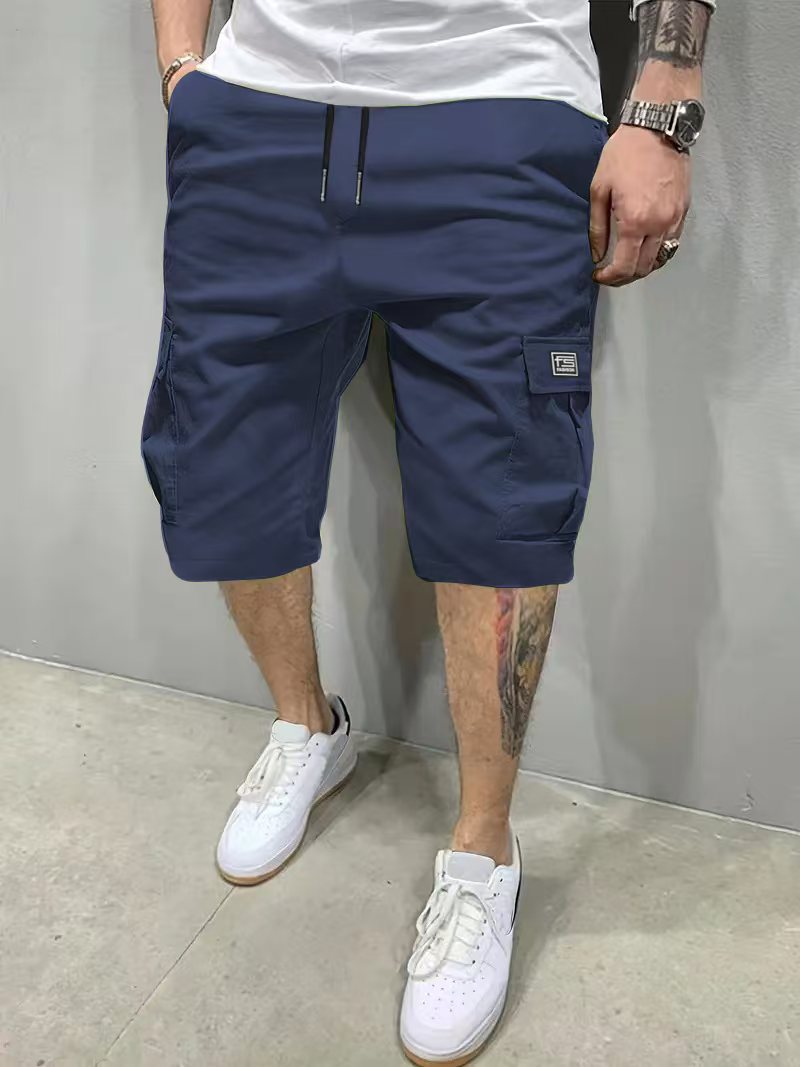 Men's Summer Shorts Straight Cut Beach Pants