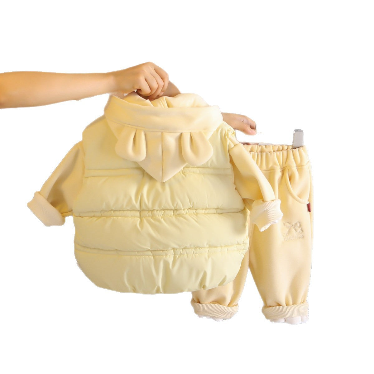 Baby Girl Winter Vest Set