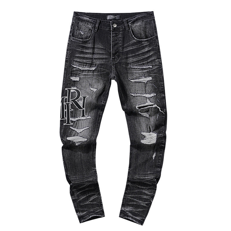 Vintage straight-leg jeans